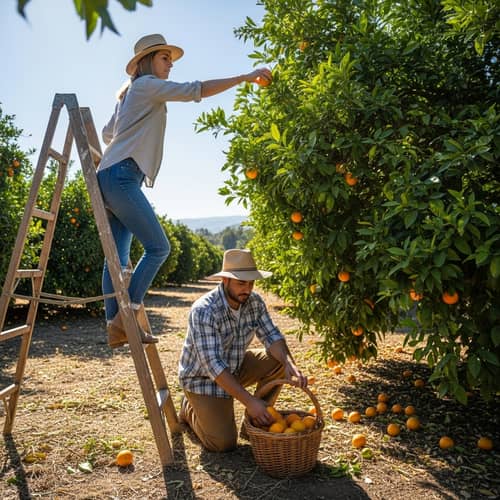 Harvesting Oranges: A Citrus Picking Adventure