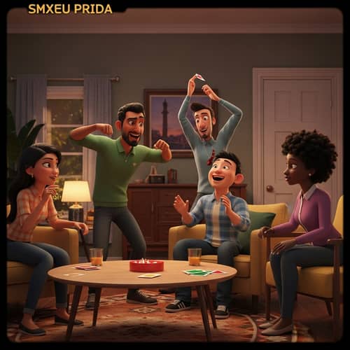 Fun-Filled Charades Night with Friends
