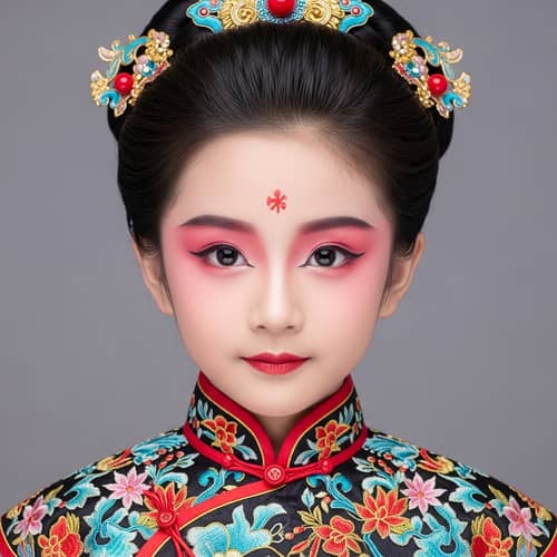 Beautiful Chinese Girl in Traditional Costume | Portrait