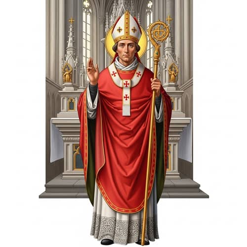 Saint Stanislaus Bishop Martyr Memorial Illustration