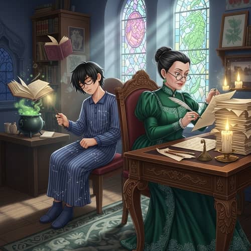 Magical Dreams: Harry Potter & Professor McGonagall Sleeping Scene