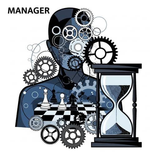 Abstract Manager Art - Symbolic Representation