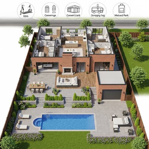 Luxurious Modern Family Home in Prestigious Neighborhood