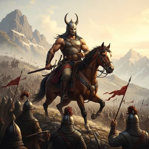 Epic Battle of Dhul-Qarnayn: Stunning Hyperrealism Art