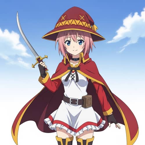 Female Anime Character with Pink Hair and Blue Eyes | Anime Style Outfit