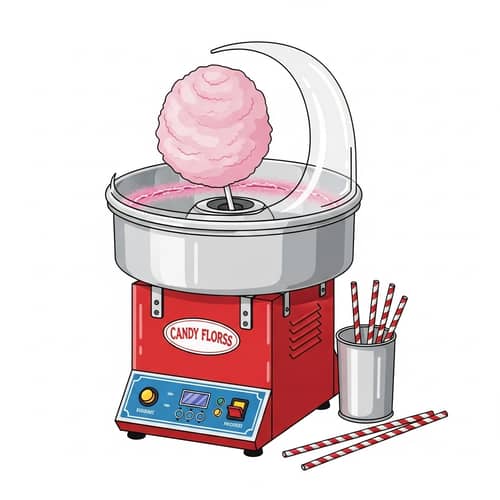 Traditional Candy Floss Machine | Funfair Cotton Candy Equipment