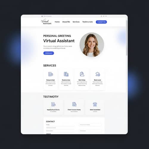 Virtual Assistant Portfolio | Professional WordPress Design