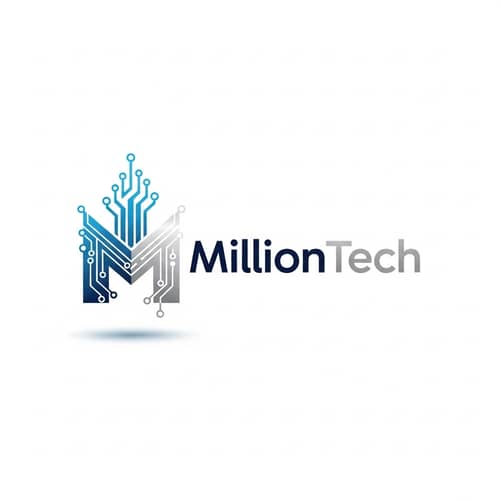 MillionTech - Professional IT Services Logo Design