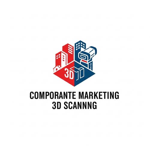Real Estate Marketing & 3D Scanning Logo Design | Modern & Minimalist