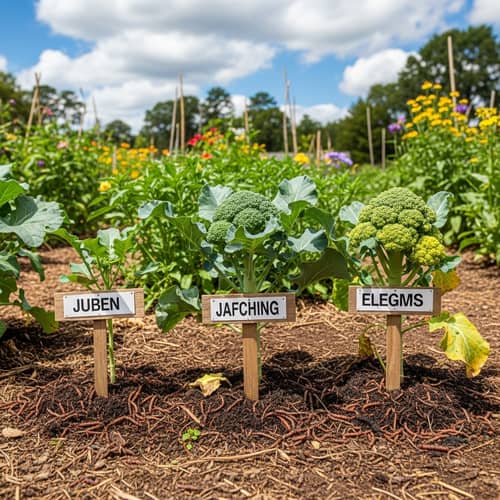 Broccoli Plant Growth Progression | Sprouting to Overripe | Garden Scene