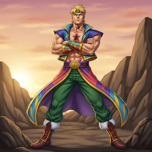 Strongest Character in Joe Joe | Muscular Blonde-Haired Man