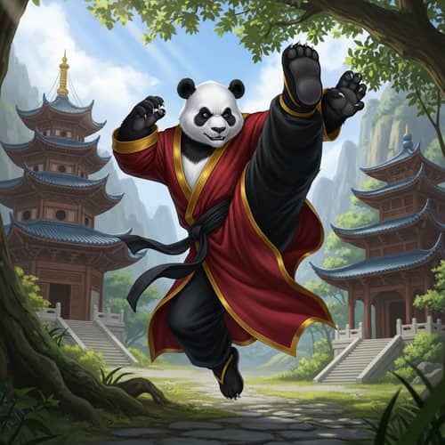 Martial Arts Master: Panda in Action