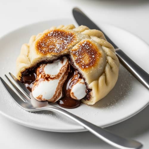 Delicious Chocolate Marshmallow Dumpling | Freshly Made Treat