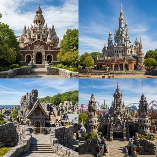 Theme Park with Amalgamation of Styles