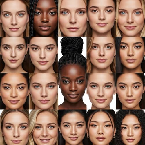 Diverse Women's Facial Features | Beauty in Diversity