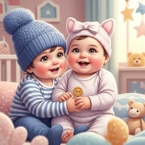 Cute Baby Amore: Innocence & Tenderness