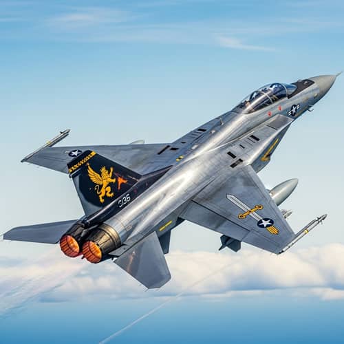 1990's-Style Military Jet Aircraft | Kingdom of Gondor | Mid-Air Maneuver
