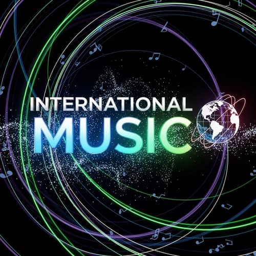International Music Channel Logo with Effects