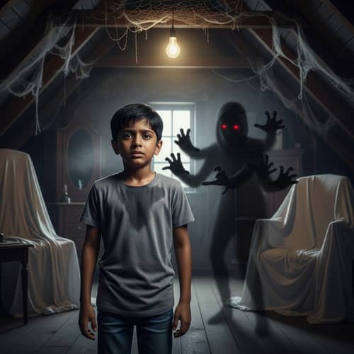 Chilling Encounter: Boy Followed by Mystical Creature
