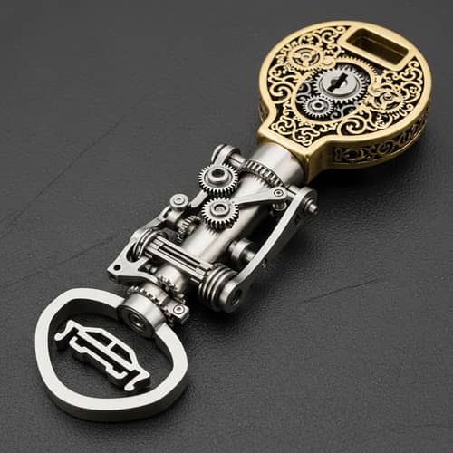 Car Engineering Door Key - Precision and Detail | Website