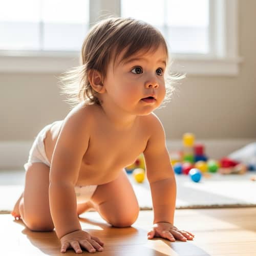 Toddler in Diaper - Cute Baby Photos | Website Name