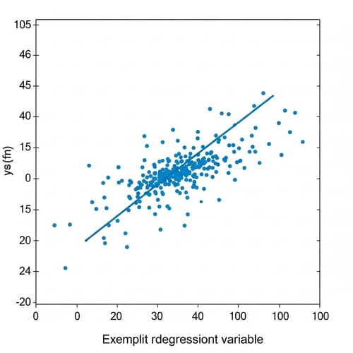 Best Fit Regression Line Model Example