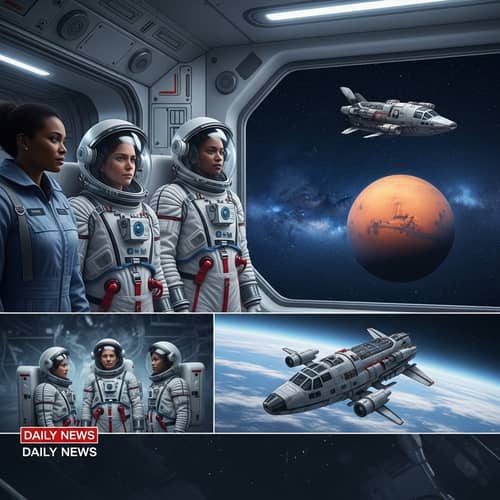 Multiracial Astronauts Journey to Mars - Daily Space News
