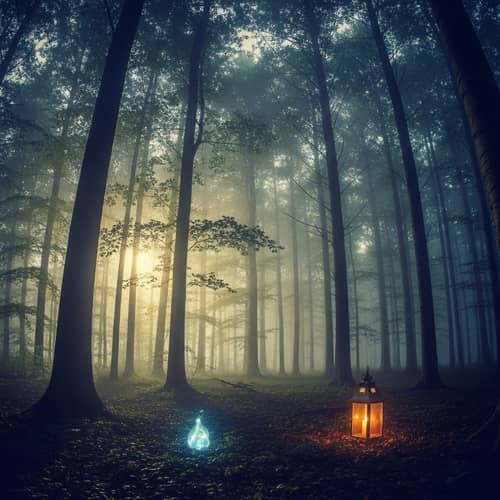 Moonlit Mystical Forest | Dreamy Ethereal Photography