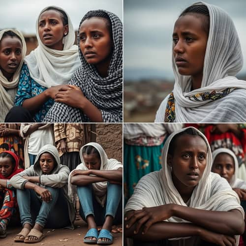 Emotionally Moving Scene of Ethiopian Individuals | Sorrow & Resilience