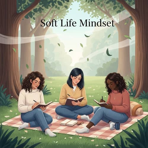 Her Soft Life Mindset: Women Journaling Outdoors
