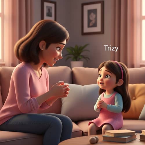 Heartwarming Family Surprise Announcement | Cozy Living Room Scene