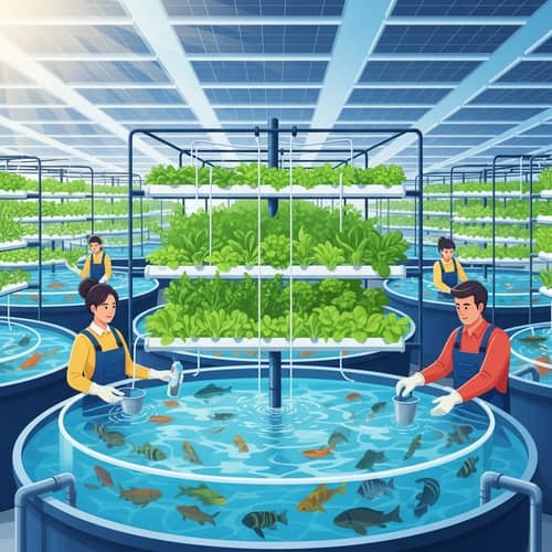 Sustainable Aquaculture: Integrating Fish and Greens for a Greener Future