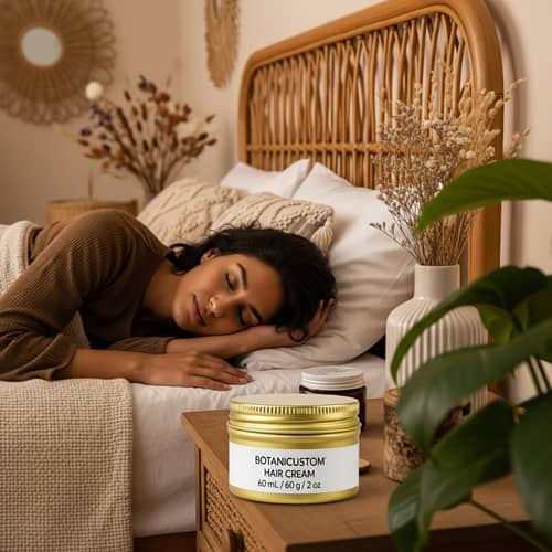 Tranquil Bohemian Bedroom with BotaniCustom Hair Cream
