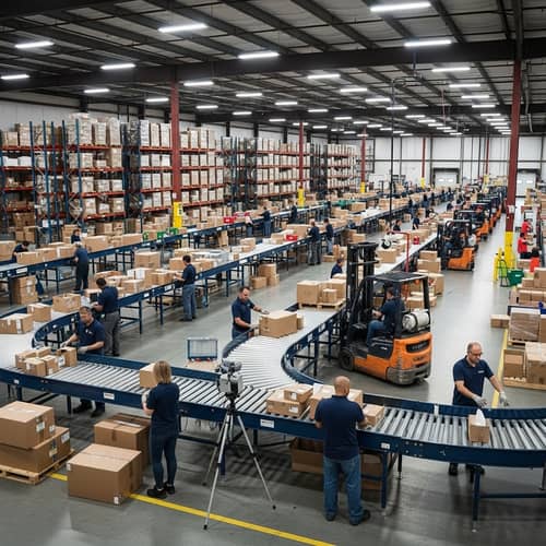 Efficient Distribution Center Operations: Daytime Workflow