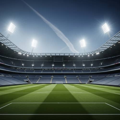 Iconic Stadium Hosting Grand Football Matches and Events