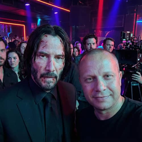 Selfie with John Wick: A Candid Moment Captured