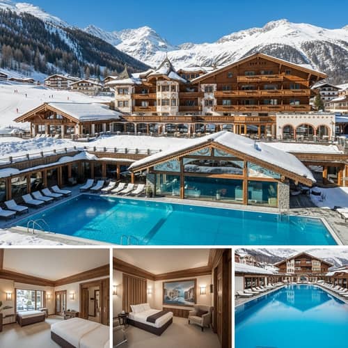 Luxury Chalet-Style Hotel with Spa & Pool at Ski Resort