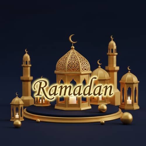 3D Ramadan Scene with Perfect Lighting | Photorealistic Elements