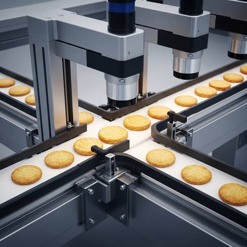 Advanced Food Conveyor System with Machine Vision Solutions