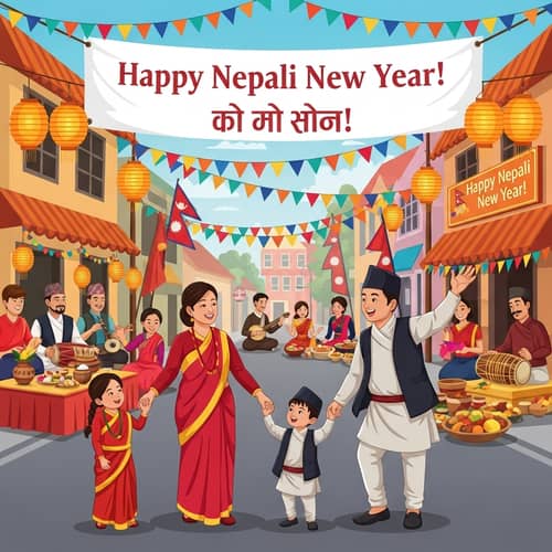 Celebrate Nepali New Year: Family Festivities and Joy