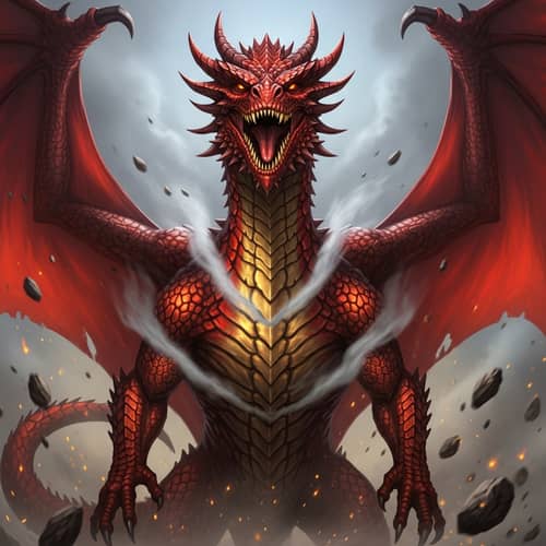 Terrifying Dragon of Monstrous Proportions