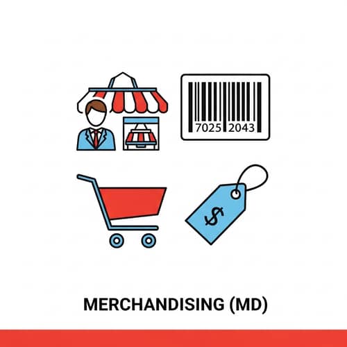 Merchandising System Icon - Business Elements in Minimalistic Design
