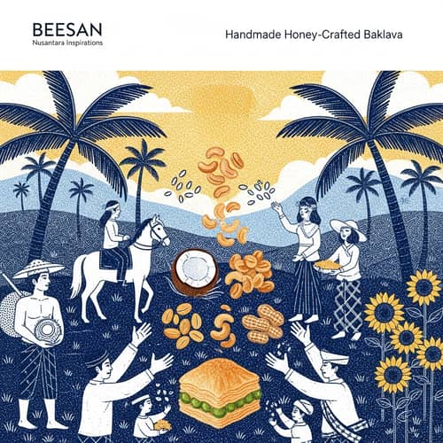 Dot-Drawing Digital Painting: Cultural Culinary Masterpiece