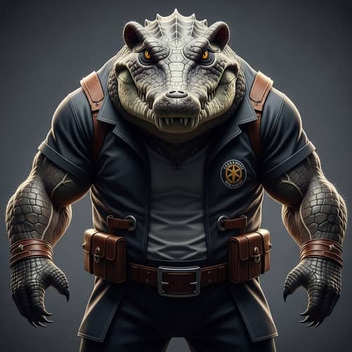 Unique Bear-Crocodile Hybrid - Hyper-Realistic Creature Art