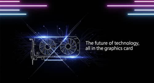 Futuristic Technology in Graphics Card | Cyberpunk Poster
