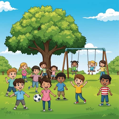 Children's Right to Play in Healthy Environment - Joyful Moments