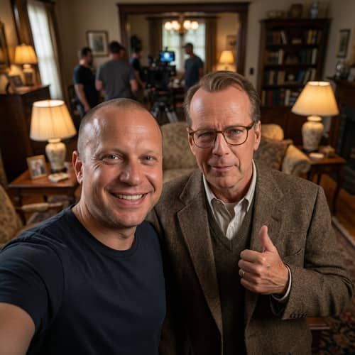 Candid Selfie with Dr. Malcolm Crowe from The Sixth Sense