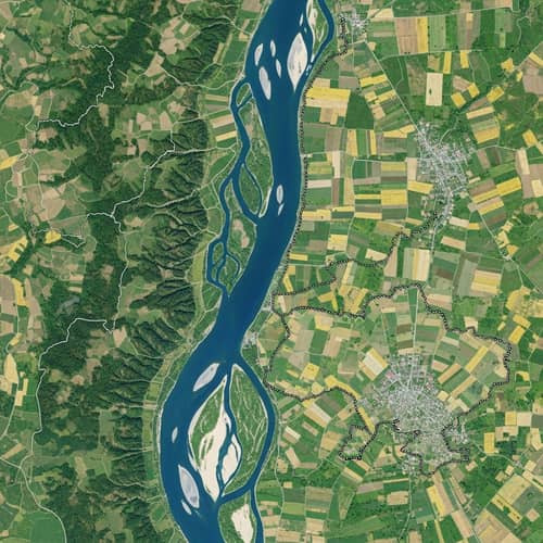 Dniester River View: Ukraine and Moldova Unique Landscapes