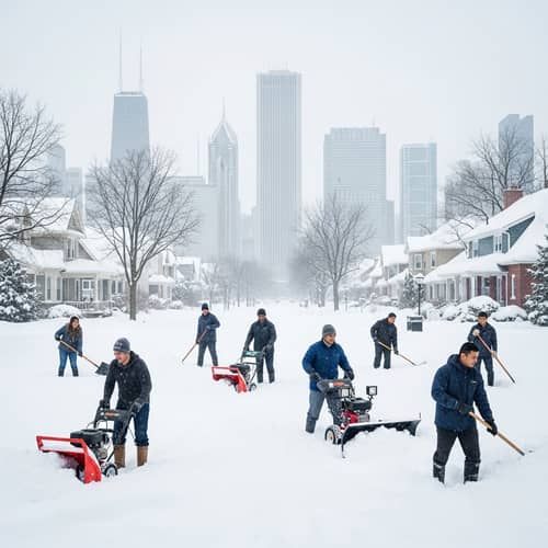 Winter Snow Removal Services in Chicagoland Area