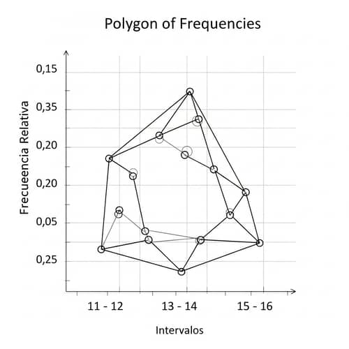 Frequency Polygon: Intervals 11-16 Representation